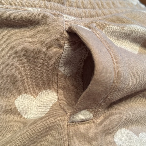 Old Navy Heart Theme Hooded Jogger Set Size L 10/12 - Picture 9 of 9